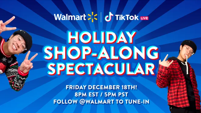 Walmart and TikTok partner for shoppable live-streamed event