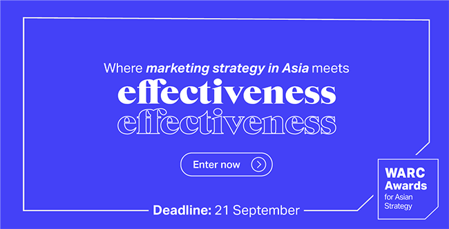 WARC Awards for Asian Strategy 2022 launched
