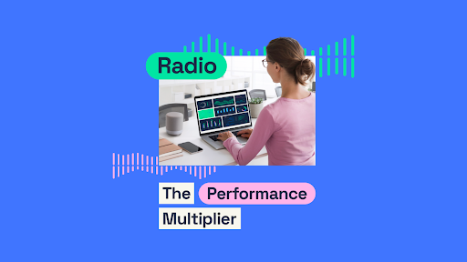 Radio is a cost-efficient way of boosting performance campaigns