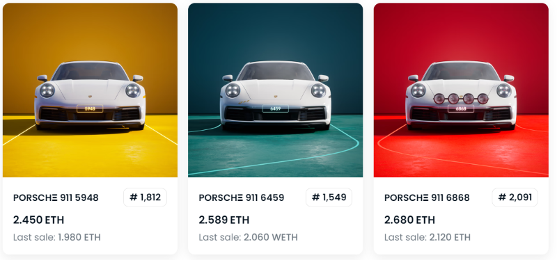 Three NFT priorities for Porsche