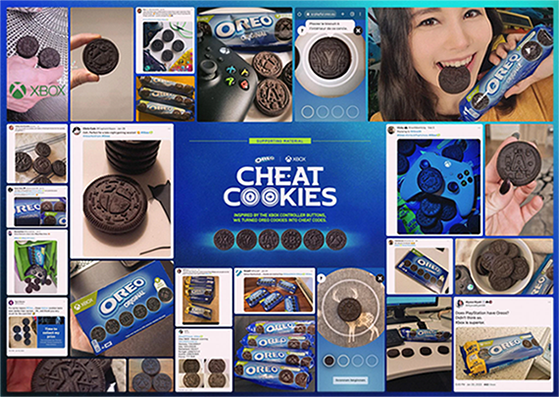 Oreo and Xbox collaboration Cheat Cookies campaign